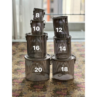 Bộ rọ lọc gia vị 20x17.5 và rọ cực lớn 24x23 inox 304 cao cấp, lọc canh thảo mộc, trà, dùng nấu phở