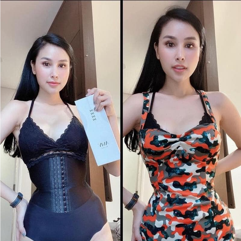 Đai Nịt Bụng Giảm Mỡ Amy Sline 8 Xương 28cm Không Hộp