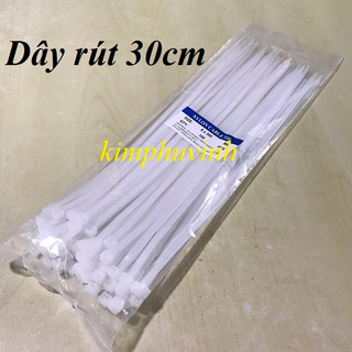 70 cộng/bịch - 8x300mm dây rút nhựa - dây zip