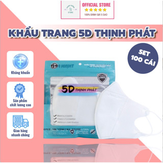 [ 50 cái ] Khẩu Trang 5D Thịnh Phát Thanh Hường Store - Khẩu Trang 5D Ôm Sát Mặt Dành Cho Người Lớn Ngăn Ngừa Bụi mịn