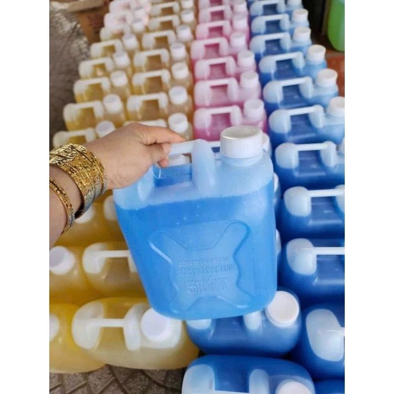 Nước giặc Matic hương baby can 5 lít siêu thơm chiết phí Omo