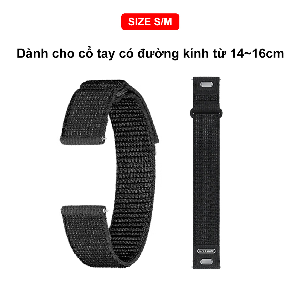 Dây đeo vải siêu nhẹ Galaxy Watch 6,Galaxy Watch 5,Galaxy Watch 4-Hàng chính hãng
