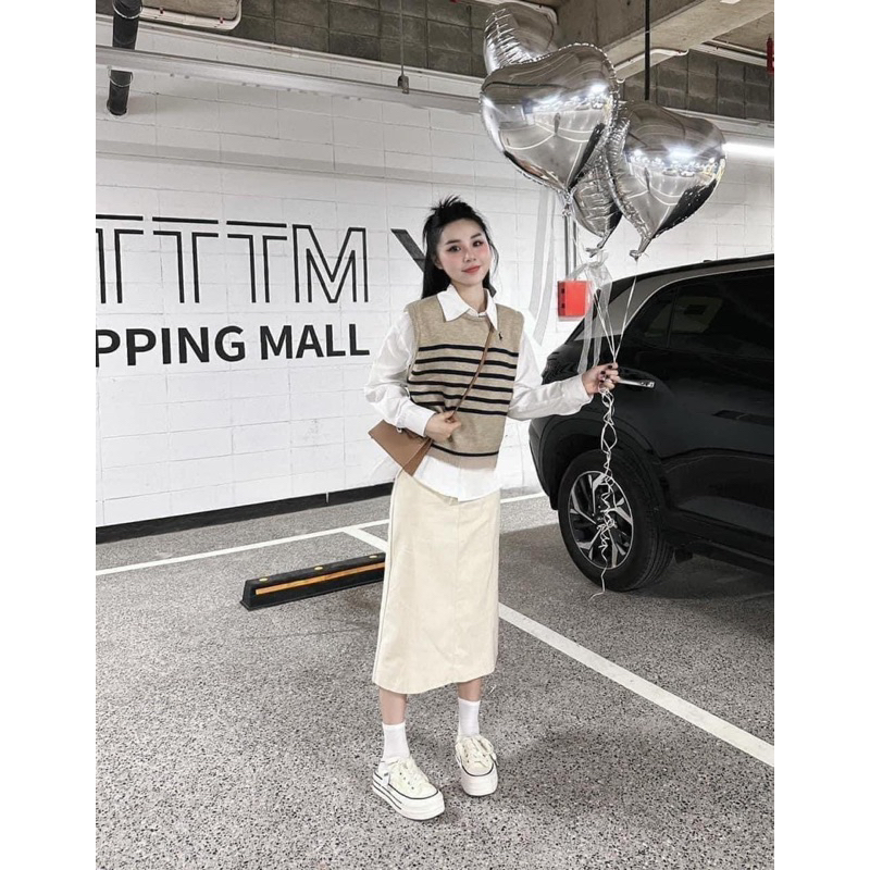 Áo gile len mẫu mới hot hit hàng QC