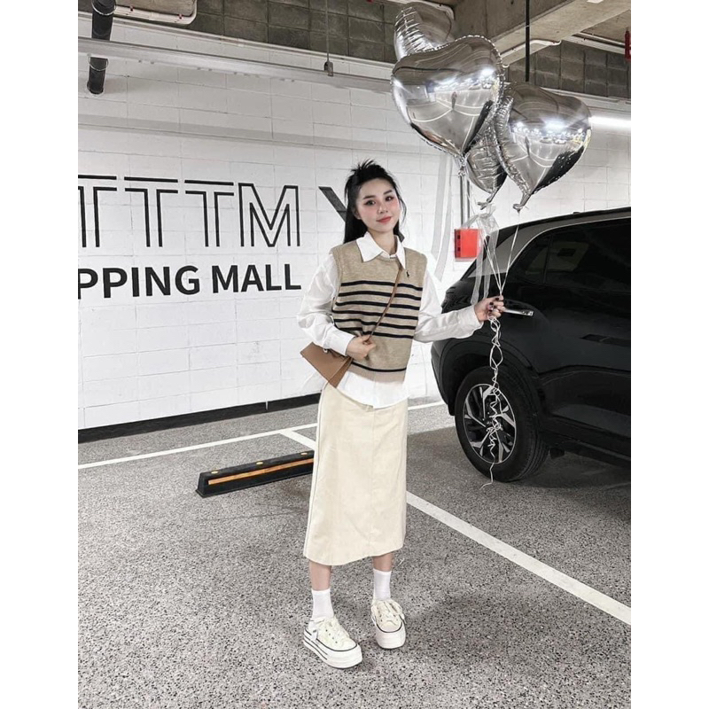 Áo gile len mẫu mới hot hit hàng QC