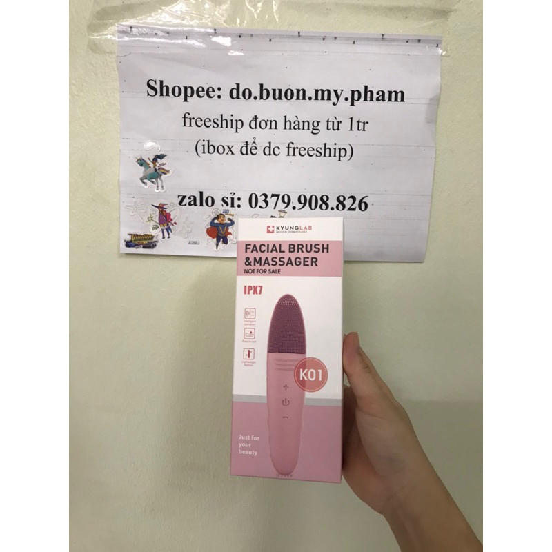 Máy rửa mặt Sonic Facial Brush Massage - Kyunglab
