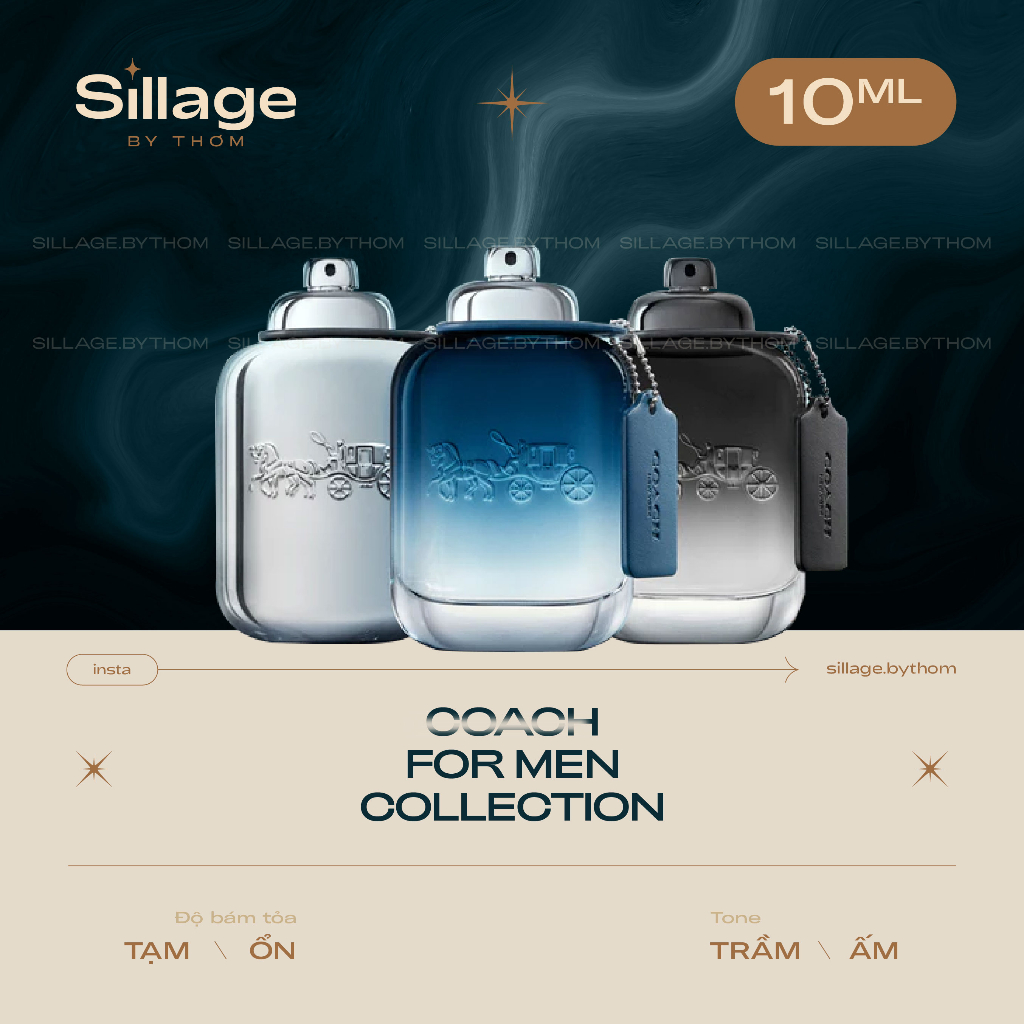 COACH PLATINUM FOR MEN EDT EDP | Mẫu thử nước hoa nam