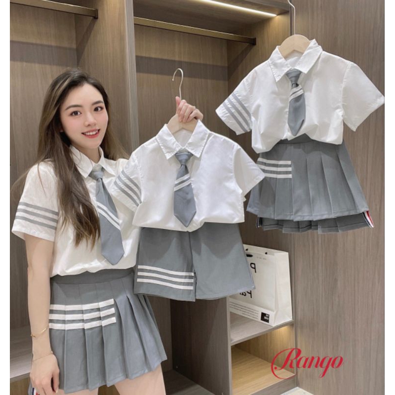 SÉT ÁO VÁY  KÈM CRAVAT