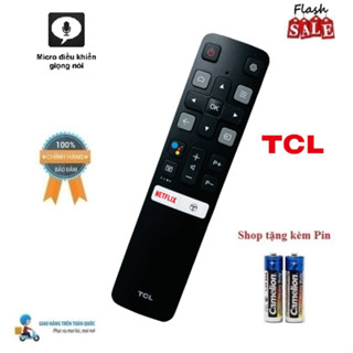Remote Điều khiển tivi TCL giọng nói- Hàng mới chính hãng Tặng kèm Pin