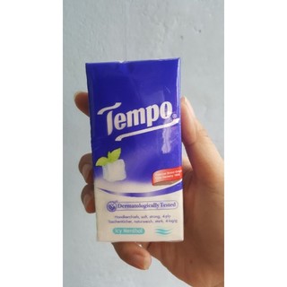 (Lẻ 1 Gói)Khăn Giấy Tempo Icy Menthol -Hồng Kông Loại 1