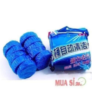 Bịch 10 viên thả bồn cầu, khử mùi, diệt khuẩn, tẩy trắng toilet bịch