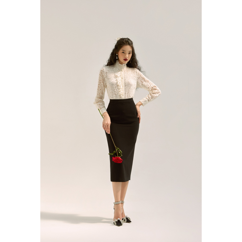 Áo sơ mi ren Amira Top HUONG BOUTIQUE HBSM1098