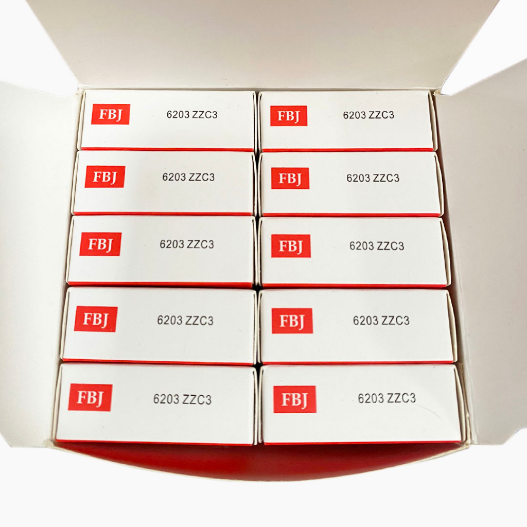 10 vòng bi 6200 6201 6202 6203 6204 6205 6206 6207 - Bi FBJ Nhật Bản chính hãng