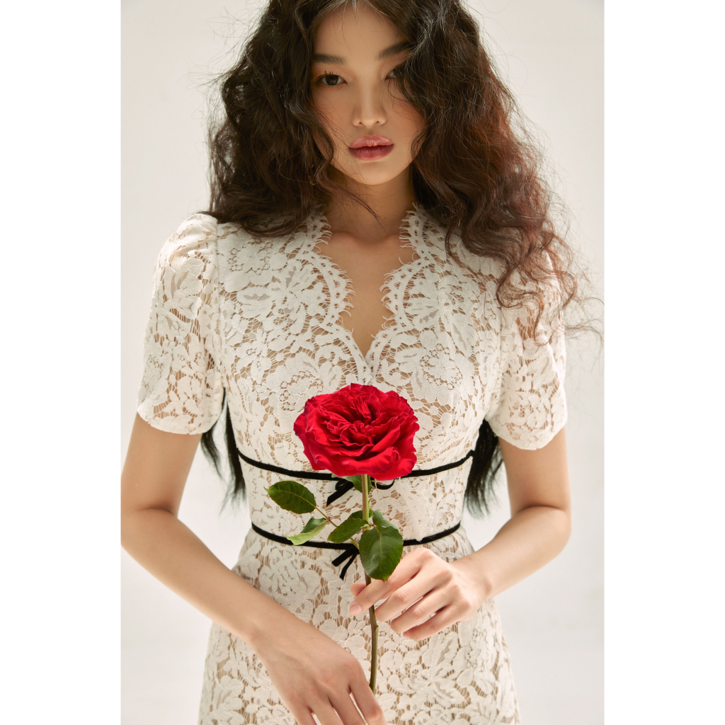 Đầm ren trắng Rosie Dress HUONG BOUTIQUE HBV1267