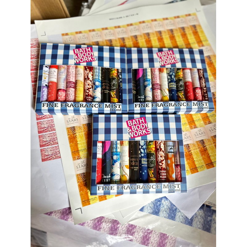 SET CHIẾT XỊT THƠM TOÀN THÂN BATHBODYWORKS 10ml*5