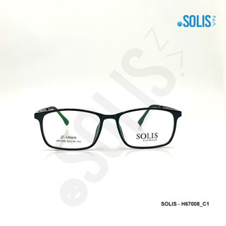 Gọng kính plastic hiệu solis h67008 kích thước