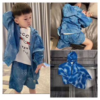 Sét bộ louis xanh loang
