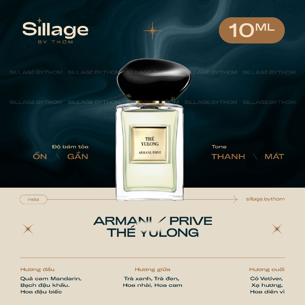 THE YULONG EDT | Mẫu thử nước hoa unisex