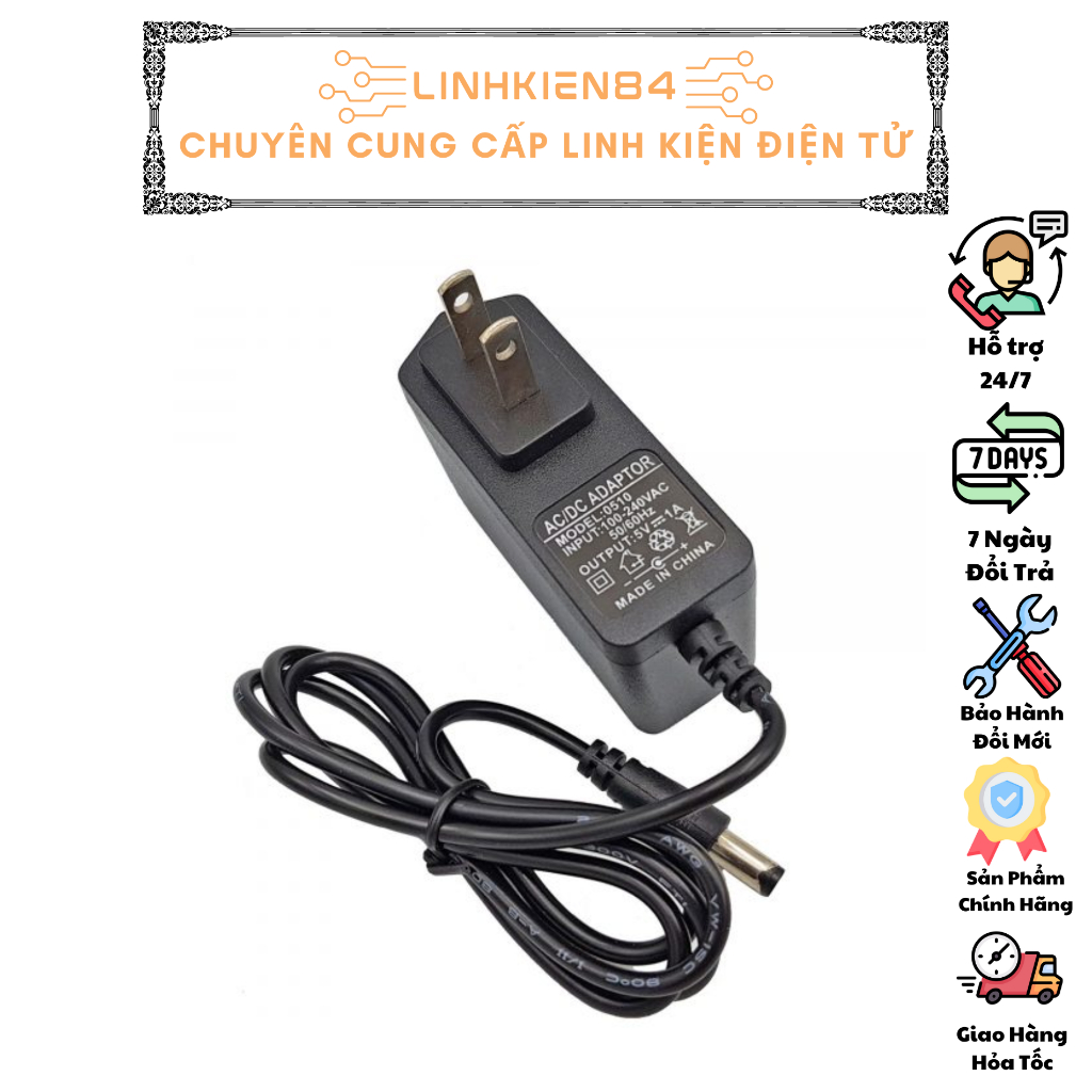 Nguồn Adapter 5V Các Loại ( 1A / 2A / 3A / 4A / 5A )
