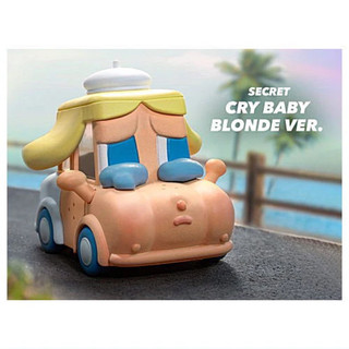 [Chính Hãng] Popmart Crybaby Blonde Brown ver POPCAR Happy Weekend