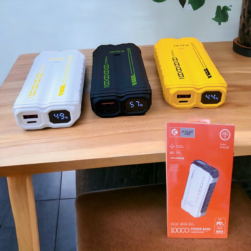 Pin Sạc Dự Phòng KALIO 10000mAh Sạc Nhanh QC3.0 max 66w - Type-C PD 20W