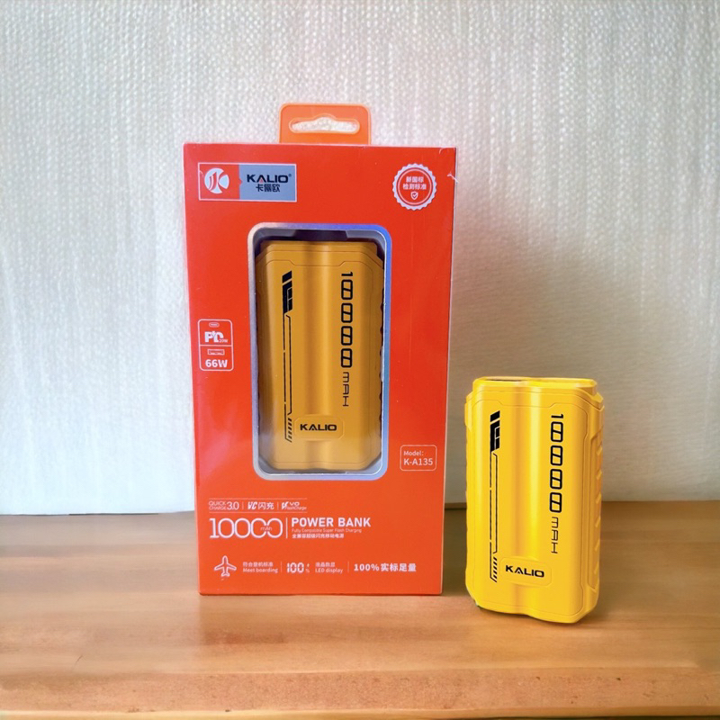 Pin Sạc Dự Phòng KALIO 10000mAh Sạc Nhanh QC3.0 max 66w - Type-C PD 20W