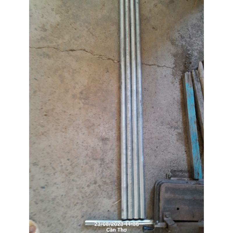 Ống sắt kẻm phi 27 dày 2,5 mm _ dài 200cm _ 2m giá rẻ