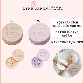 Phấn phủ dưỡng ẩm lành tính Canmake Silky Loose Moist Powder Nhật Bản