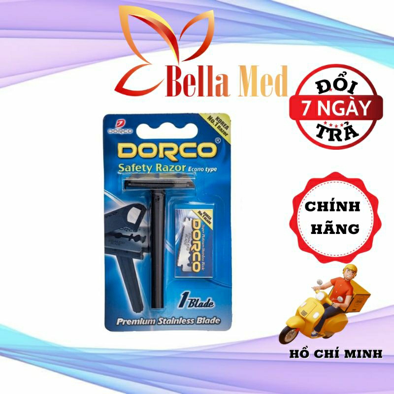 Dao cạo râu Dorco cạo êm ái, dùng nhiều lần -hàng loại 1
