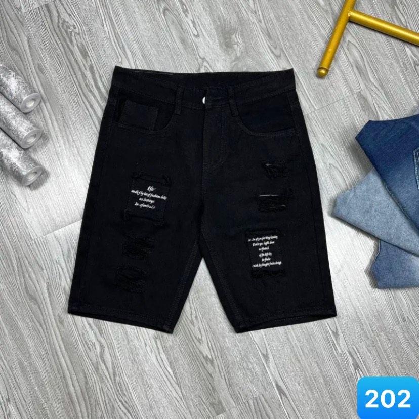 Quần Short Jean Nam chất bò cotton quần lửng jean Quần rin nam ngắn Ptz.boutique NHIỀU MẪU ĐẸP QS250