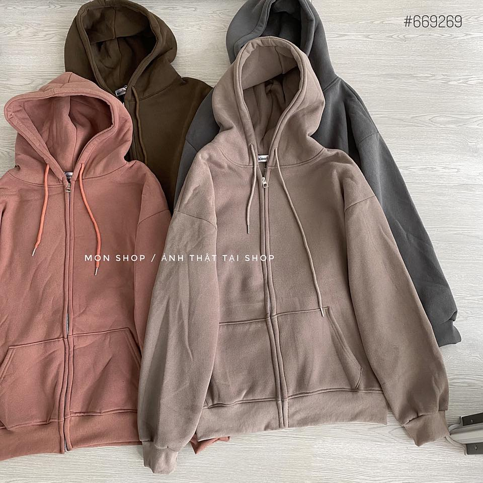 Áo khoác nỉ bông trơn 669269
