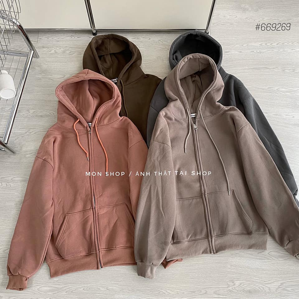Áo khoác nỉ bông trơn 669269