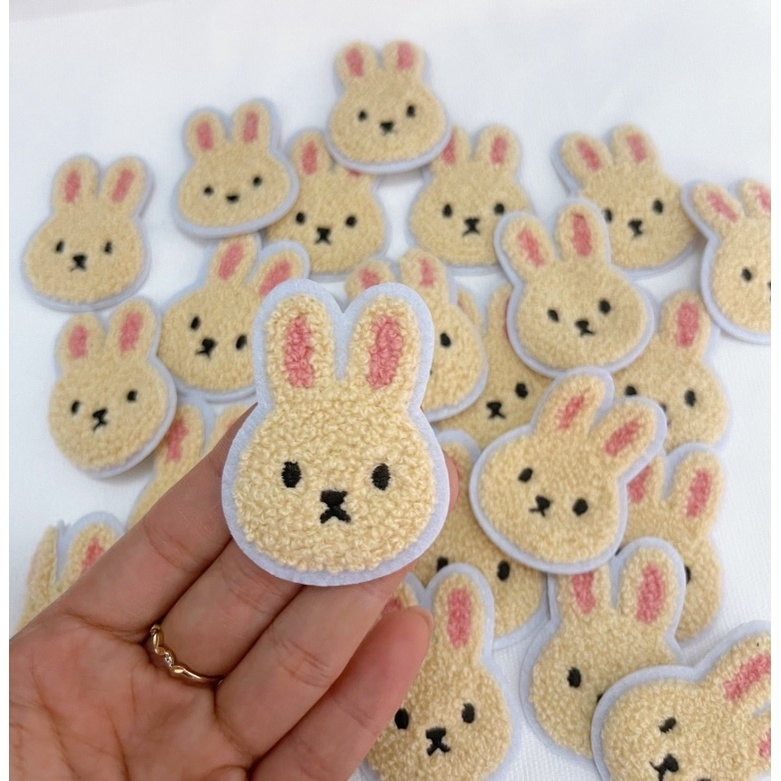 Miếng thêu hình gấu thỏ khủng long siêu iu may vào yếm,mũ,quần áo / logo gấu / tag gấu / sticker gấu