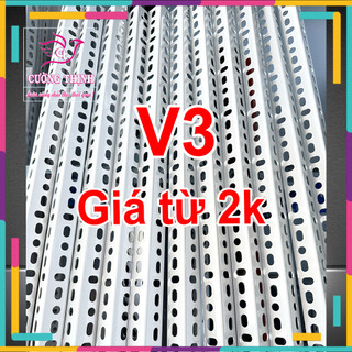 Thanh sắt v3 lắp kệ sắt v lỗ đa năng, kệ sắt v lỗ, sắt v lỗ, kệ sắt đa năng
