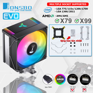 Quạt Tản Nhiệt CPU Jonsbo | CR1000, CR1000GT, CR1000 Plus, CR1200, CR1400, T400i