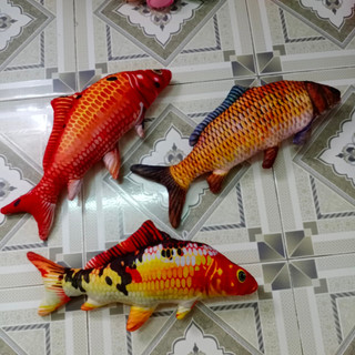 Thú bông cá chép nhồi bông đồ chơi cá chép 26cm không xài pin