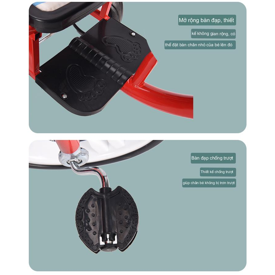 Xe lích lô đôi nhập khẩu  khung thép có giỏ