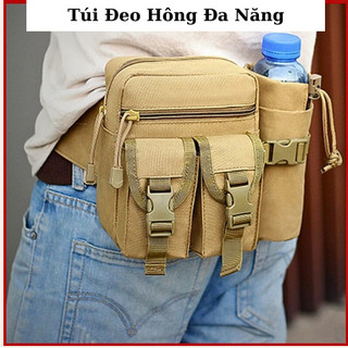 Túi đeo hông chai nước, túi đeo hông chuyên dụng đi phượt dã ngoại