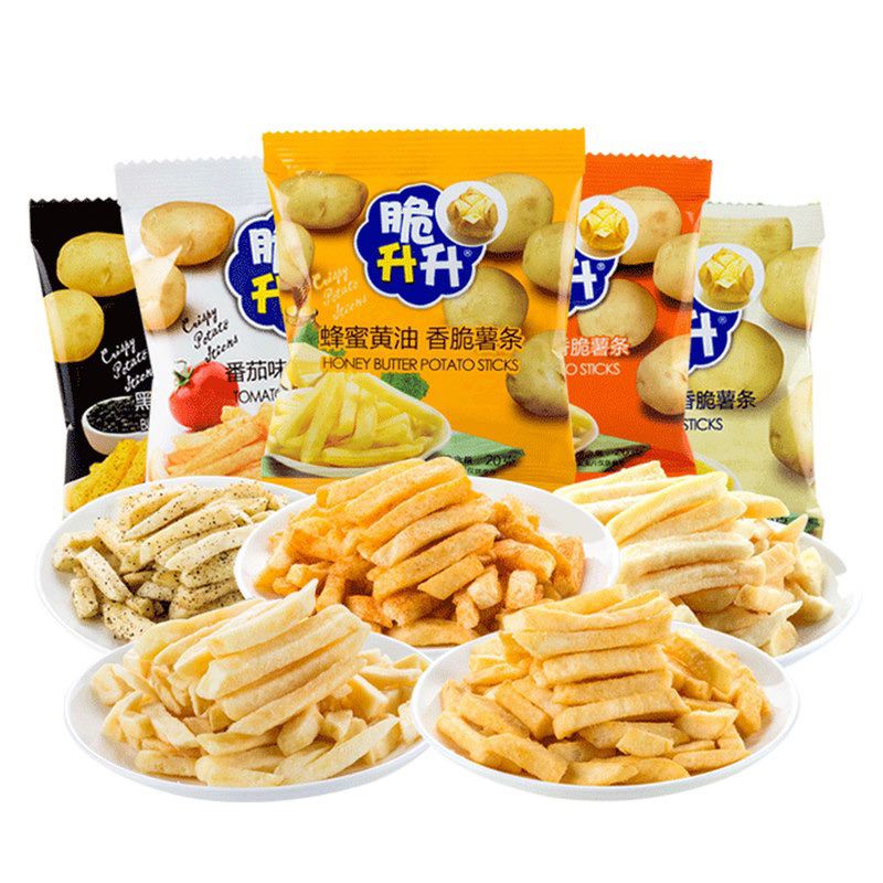Snack Khoai Tây Chiên Giòn Bimbim Khoai Tây Chiên Giòn Gói 20G