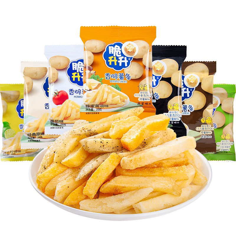 Snack Khoai Tây Chiên Giòn Bimbim Khoai Tây Chiên Giòn Gói 20G