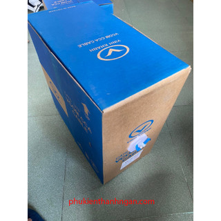 Cáp LAN CAT6E CCA UTP 23AWG 4PRS Solid - Xanh (305m)