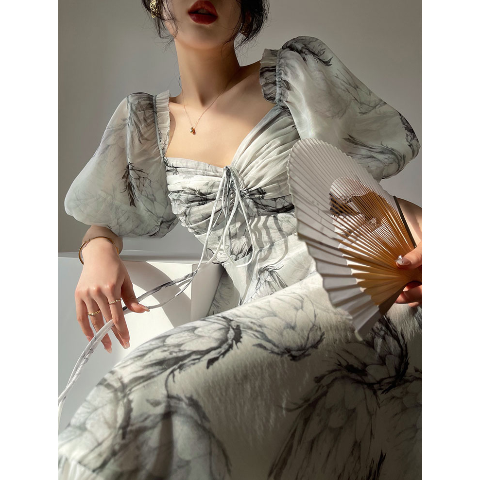 Đầm Thiết Kế Tay Lồng Đèn Vh67