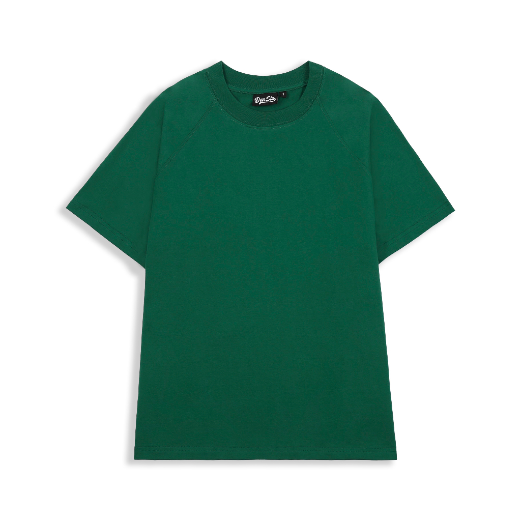 Áo Thun Trơn Raplan Form Boxy Đen Studio Premium Cotton 4 chiều