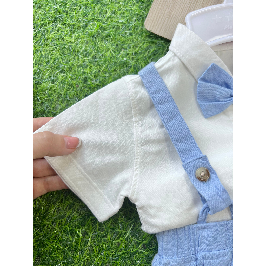 Sét yếm công tử bé trai sinh nhật, thôi nôi, đầy tháng, chụp hình, đi tiệc size 4-13kg