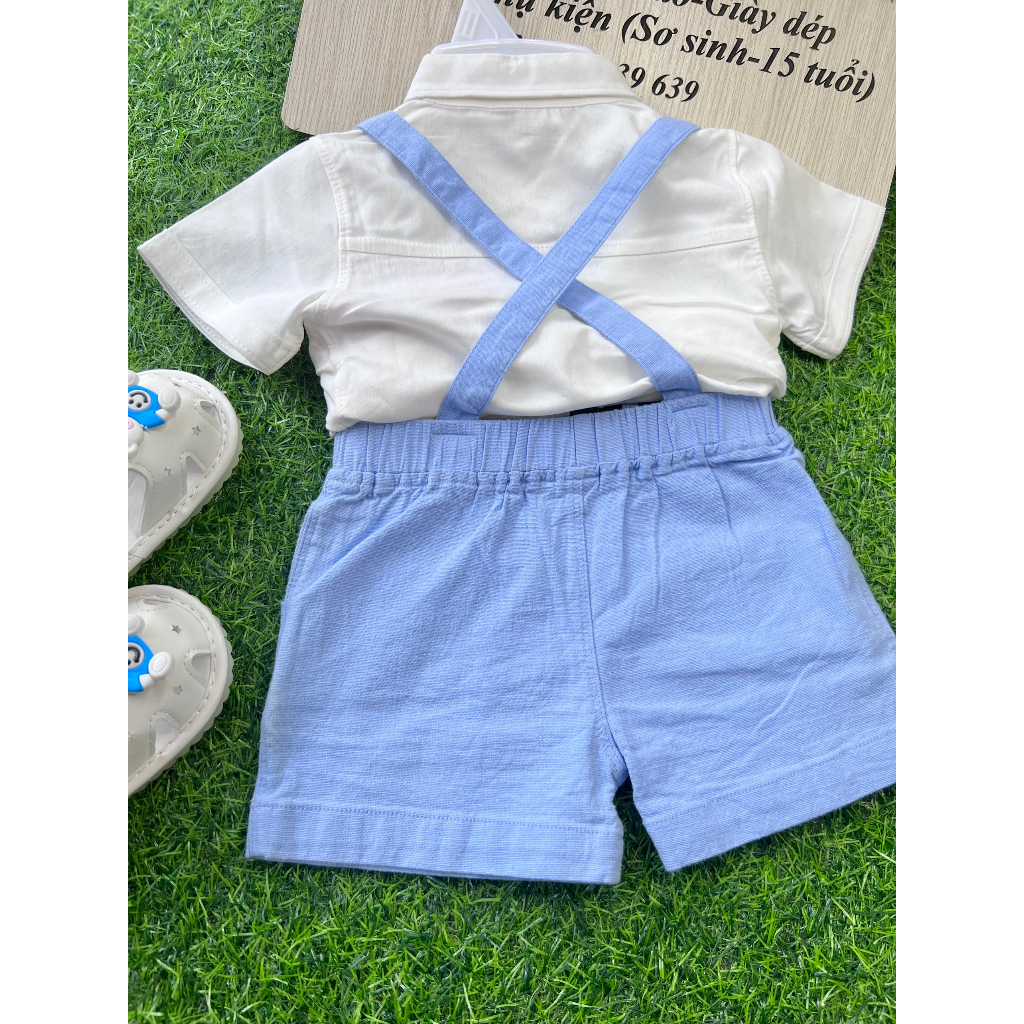 Sét yếm công tử bé trai sinh nhật, thôi nôi, đầy tháng, chụp hình, đi tiệc size 4-13kg