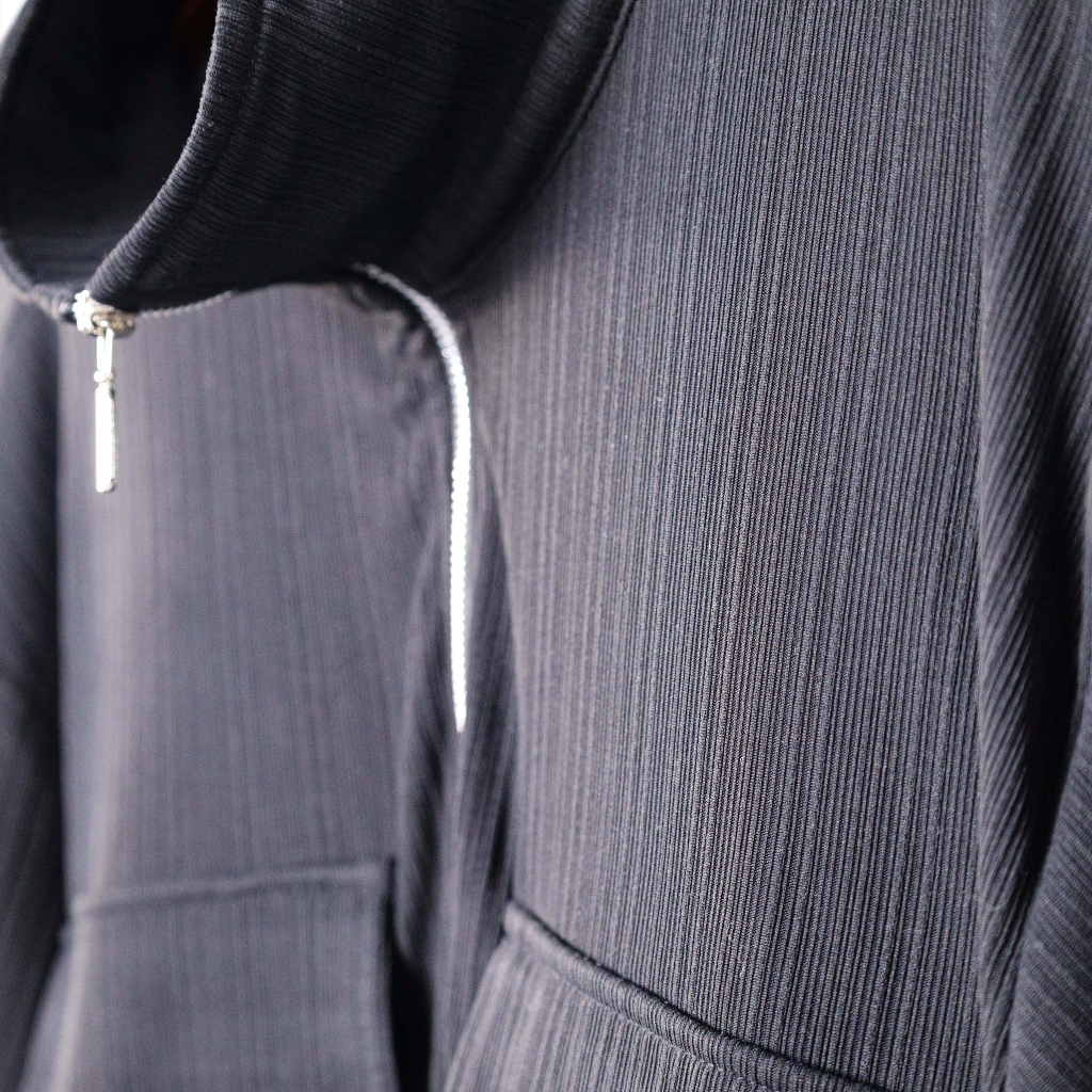 Áo Thun Silas Alpha Dây Kéo Cổ Cao Unisex Form Rộng Gân 2 Túi Tăm Thoáng Mát