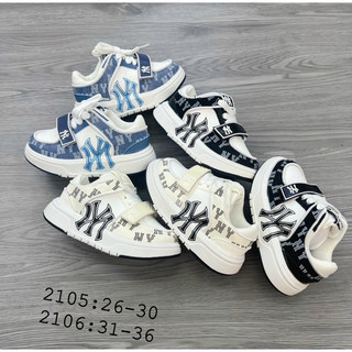 (TĂNG 1 SIZE) Giày thể thao NY chữ siêu nhẹ chất xịn cho bé trai bé gái