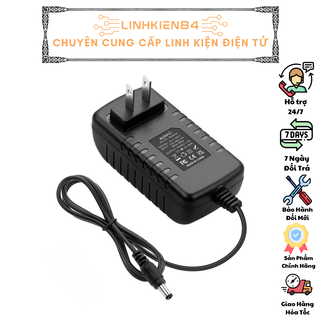 Nguồn Adapter 24V Các Loại ( 1A / 2A / 3A / 4A / 5A )