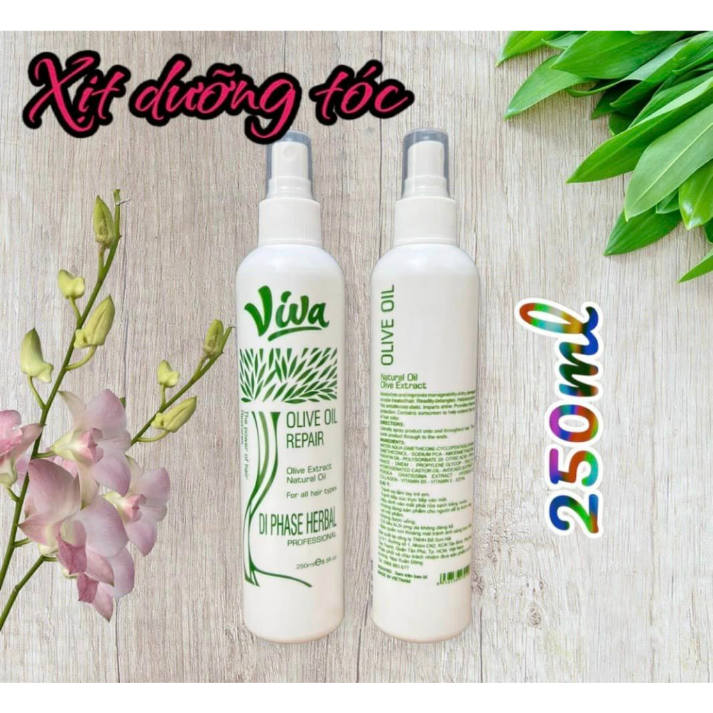 Serum xịt dưỡng tóc ViVa , sữa dưỡng colagen tái tạo tóc khô xơ hư tổn bóng mềm mượt. hương thơm nước hoa sang chảnh