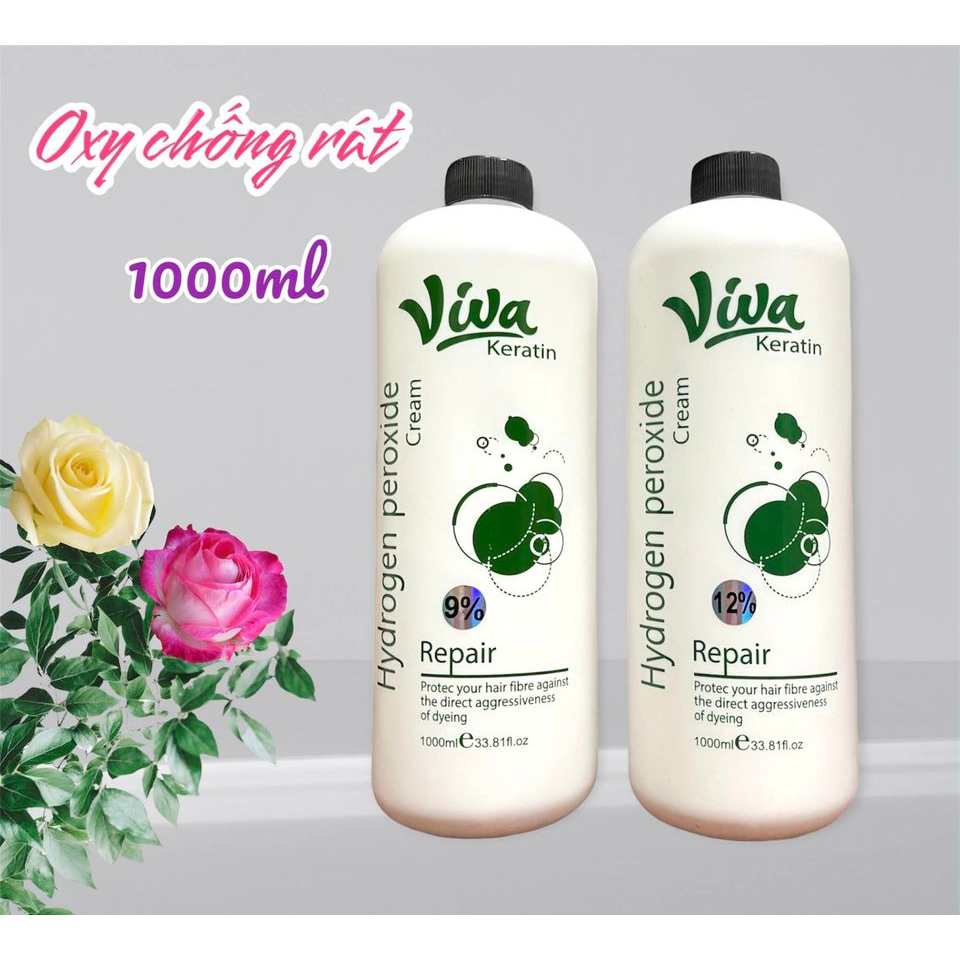 Oxy bạc hà Viva trợ nhuộm bao chống rát 100%, không bị xót da đầu, hương bạc hà khử mùi hôi thuốc nhuộm