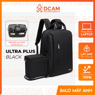 Balo máy ảnh Caden Half Photo - CHỐNG NƯỚC 100% - Thao tác nhanh - Có ngăn đựng lapop
